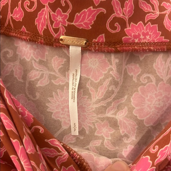 Free People NWT Pink Floral Patterned Skirt - Picture 3 of 5